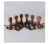ALFAAL 3r3l. Sintonizzatori Per Chitarra Modelli Di Blocco Posteriore Stringa Per Chitarra Elettrica Per Chitarra Elettrica Teste Di Trapezio Pulsante Antico Bronzo