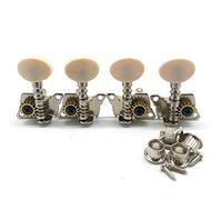 ALFAAL 4 Pezzi In Metallo Aperto Ukulele UKE Tuning Tuner Sintonizzatori Rotondi (Color : Light Grey)