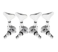 ALFAAL 4 Sintonizzazione Per Chitarra Sigillata Cromata Sintonizzatori Di Picchetti Per La Macchina Per La Chitarra Bass 2L + 2R