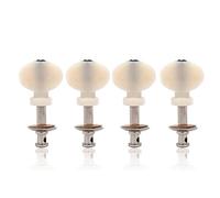 ALFAAL 4pcs Bianco Ukulele Blocco String String Tuning Pegs Pin Tuners Machines Head Guitar Accessories