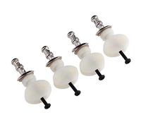 ALFAAL 4pcs String String Tuning Pegs Sintonizzatori Machine Teste Per La Chitarra A 4 Corde Ukulele