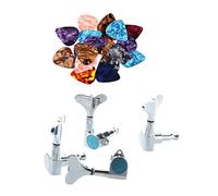 ALFAAL 4X Sintonizzatore Sigillato Tuning Punters Sintonizzatori Machine Teste Elegante Guitar Colorate Per Chitarra In Celluloide
