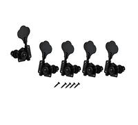 ALFAAL 5pcs Accessorio Per Chitarra Vintage Open Bass Bass Chitarra Tuning Keys Pegs Machine Teste Sintonizzatori 1L4R Per 5 Corde Bass