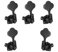 ALFAAL 5pcs Accessorio Per Chitarra Vintage Open Bass Bass Guitar Tuning Keys Pegs Machine Teste Sintonizzatori Per 5 Corde Bass (Color : Black 4L1R)