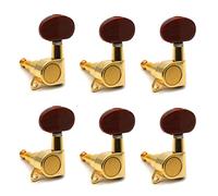 ALFAAL 6 PCS Bloccato String String Tuning Pegs Sintonizzatori Key Teste Per La Macchina Per Chitarra Elettrica Acustica Accessori Per Chitarra (Color : 6 left)