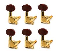 ALFAAL 6 PCS Bloccato String String Tuning Pegs Sintonizzatori Key Teste Per La Macchina Per Chitarra Elettrica Acustica Accessori Per Chitarra (Color : 6 Right)