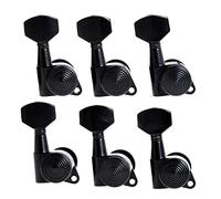 ALFAAL 6 PCS Guitar Tuning Pegs Sintonizzatori Machine Teste con serratura Black Blocking Tuning Tyys per chitarra acustica elettrica (Color : 6R)