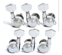 ALFAAL 6 PCS Guitar Tuning Pegs Sintonizzatori Machine Teste Con Serratura Chrome Blocking Tuning Tasti Per Chitarra Acustica Elettrica (Color : 3L3R)