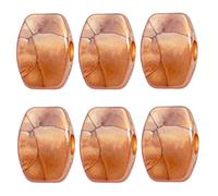 ALFAAL 6 PCS Pulsante Di Stringa Di Chitarra Naturale Texture Per Sintonizzazione Tariffa Di Tuner PEG