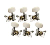 ALFAAL 6 Pezzi Aprire Gear Gear Acoustic Classical Guitar Tuning Keys Punters Tuners Machine Testa Sintonizzatori Type Parti