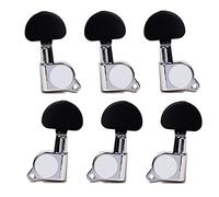 ALFAAL 6 Pezzi Chiuso Sintonizzazione Per Chitarra Tuning Tuner Machine Teste Gear Set Per Parti Di Ricambio Per Chitarra Folk/Elettrica 3L + 3R