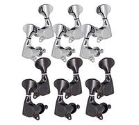 ALFAAL 6 Pezzi Sigillati-ingranaggi Per Chitarra Acustica Sintonizzazione Per Chitarra Acustica (Color : Silver)