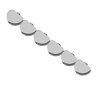 ALFAAL 6 Pezzi Tuning Sintonizzazione Per Chitarra Picchetti Keys Sintonizzatori Di Sintonizzatore In Lega Di Zinco Pulsante Argento Parte