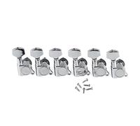 ALFAAL 6 Pz. Macchina Per Chitarra Sigillata Sintonizzatori Di Sintonizzazione Tuning Keys Pegs 6R Ricambi Per Chitarra Elettrica Cromata