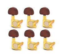 ALFAAL 6 PZ/Set Acoustic Electric Guitar Inline Guitar Guitar Tuning PEG Key Machine Teste Sintonizzatori con Manopola del Caffettiera (Color : 6R)