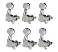 ALFAAL 6 Pz. Sintonizzatori Per Chitarra Destra Sintonizzatori Di Sintonizzazione Tasti Per Chitarra Acustica 6R Silver
