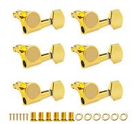 ALFAAL 6L Acoustic Guitar Tuning Pegs Mechine Heads Sintonizzatori Per Chitarra Elettrica/Acustica Tuning Pygs Fai Da Te Chitarra A Sinistra