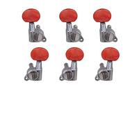 ALFAAL 6pcs 3l3r Parti di chitarra folk cromate chiuse cronometra