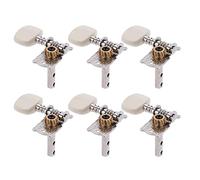 ALFAAL 6pcs Acoustic Guitar String String Tuning PEG Tuner Machine Testa 3R + 3L