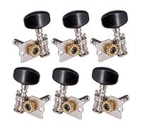 ALFAAL 6pcs Argento. 3l3r. Sintonizzatori Tuning Pegs per Parti di Ricambio per Chitarra Acustica
