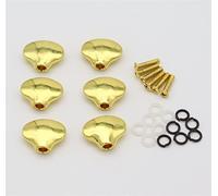 ALFAAL 6pcs Chitarra Elettrica Tuning Pegs Sintonizzatori Per Chitarra Macchina Pulsanti Di Sostituzione Della Testa Testa Per Accessori Per Chitarra Elettrica (Color : 6pcs Gold)