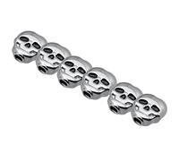 ALFAAL 6pcs Classical Guitar Bloccato Bloccato Pulsante Tuning Pegs Keys Sintonizzatore Testa Testa (Color : Silver)