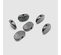 ALFAAL 6pcs Forma Ovale Tuning Pegs Cap Tuners Machine Sostituzione Della Testa Pulsanti Elettrici Per Chitarra Elettrica (Color : 6pcs Black)