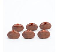 ALFAAL 6pcs Forma Ovale Tuning Pegs Cap Tuners Machine Sostituzione Della Testa Pulsanti Elettrici Per Chitarra Elettrica (Color : 6pcs Brown)