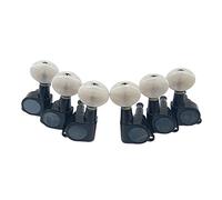 ALFAAL 6pcs Guitar String String Tuning Pegs Tuners Keys Machine Teste Manopole, Parti Per Chitarra Elettrica Acustica 3L + 3R. Lega Di Zinco