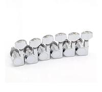 ALFAAL 6pcs Guitar Tuning Pegs Machine Teste Testine Tuning PEG Machine Head Guitar Sintonizzatori Nessuna Fori Di Montaggio (Color : 6L Chrome)