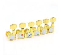 ALFAAL 6pcs Guitar Tuning Pegs Machine Teste Testine Tuning PEG Machine Head Guitar Sintonizzatori Nessuna Fori Di Montaggio (Color : 6L Gold)