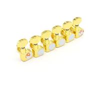ALFAAL 6pcs Guitar Tuning Pegs Machine Teste Testine Tuning PEG Machine Head Guitar Sintonizzatori Nessuna Fori Di Montaggio (Color : 6R Gold)