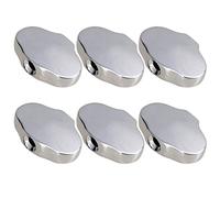 ALFAAL 6pcs In Lega Di Zinco Per Chitarra Per Chitarra Tuning PEG Manopole Keys Sintonizzatori Di Teste Per Macchine Per Chitarre Folk Elettriche Acustiche (Color : Silver)