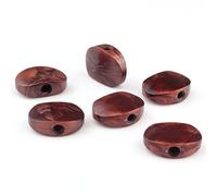 ALFAAL 6pcs Pulsanti Acrilici Pioli Per Ukulele Guitar Tuner Machine Teste Testine Testine