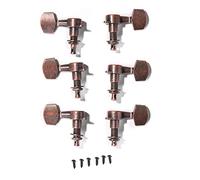 ALFAAL 6pcs / Set Vintage Folk Guitar Electric Chitarra Blocco Tuning Pegs Keys Guitar Acoustic Guitar Sintonizzatore Sigillatura Manopole Teste Machine (Color : 3/4)