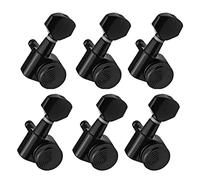 ALFAAL 6pcs String Guitar String Tuners di bloccaggio Tuning Rapporto per ingranaggi PEGS per 6R in linea per chitarre acustiche