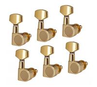 ALFAAL 6Pieces 6R Chitarra Corde Piroli Accordatore Meccaniche Meccaniche Manopole Chiavi Di Accordatura Per Chitarra Acustica O Elettrica