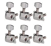 ALFAAL 6R Silver Machine Heads Key Tuner Tuning Pygs Per Accessorio Per Chitarra Elettrica