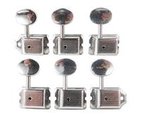ALFAAL 6R Style Vintage Style Guitar String String Tuning Pegs Silver Tuner Machine Teste Guitar Accessori per Chitarra