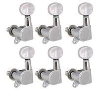 ALFAAL 6x 6L Guitar Tuning Pegs Sintonizzatori Acoustic Electric Guitar Sostituzione Parti Di Sostituzione Guitum Tuning Pygs