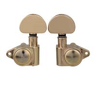 ALFAAL 6x Chrome 4x3,7 cm 3l3r Parti di chitarra folk PEG di accordatura chitarra vuota