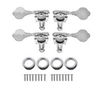 ALFAAL Accendi A 4 Corde Aprire Bass Sintonizzatori Tuning Pegs Keys Machine Teste per Bass GUITARR (Color : 2R2L Chrome)
