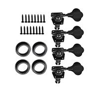 ALFAAL Accendi A 4 Corde Aprire Bass Sintonizzatori Tuning Pegs Keys Machine Teste per Bass GUITARR (Color : 4R Black)