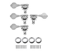 ALFAAL Accendi A 4 Corde Aprire Bass Sintonizzatori Tuning Pegs Keys Machine Teste per Bass GUITARR (Color : 3L1R Chrome)