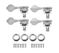 ALFAAL Accendi A 4 Corde Aprire Bass Sintonizzatori Tuning Pegs Keys Machine Teste per Bass GUITARR (Color : 4L Chrome)