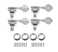 ALFAAL Accendi A 4 Corde Aprire BASS Sintonizzatori Tuning Pegs Keys Machine Teste Per BASS GUITARR (Color : 4R chrome)
