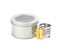 ALFAAL Accessori per Strumenti Musicali Scheda per Sassofono Cava in Acciaio Inossidabile Scatola di Ferro Smerigliato Morsetto Fisso Argento (Color : Tenor)