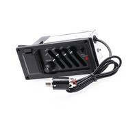 ALFAAL Accessori per Strumenti Pickup per Chitarra con Scatola Elettrica Equalizzatore EQ per Pianoforte con Scatola Elettrica EQ A Quattro Bande Pickup per Chitarra Acustica