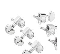 ALFAAL Acoustic Guitar Lettering Peach Shape Tuning Pegs Machine Testa Sintonizzatori Tuning Keys Guitar Parts