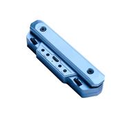 ALFAAL Amplificatore Trasduttore Pickup per Chitarra Folk Acustica Classica Foro Sonoro Doppio Pickup con Regolazione Mic del Volume Carica USB (Color : Blue)